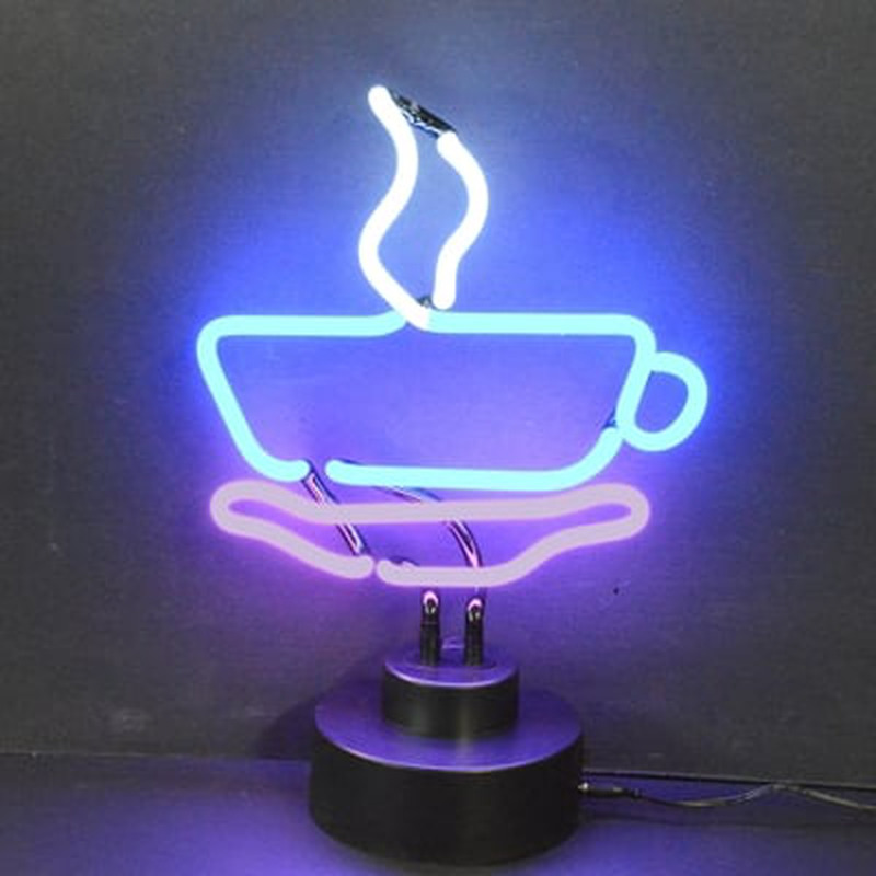 Custom Coffee Cup Desktop Neon Sign