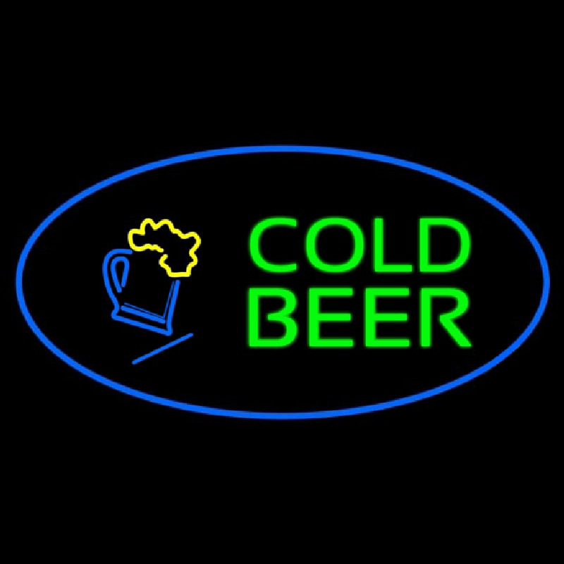 Custom Cold Beer Neon Sign USA