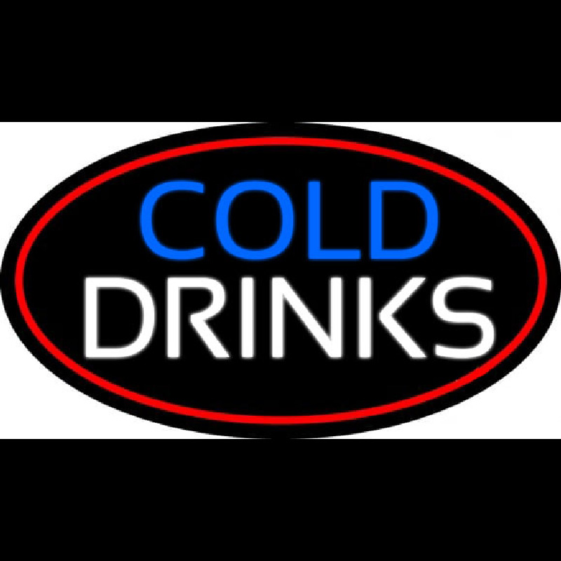 Custom Cold Drinks Neon Sign USA
