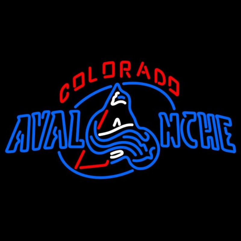 Custom Colorado Avalanche Wordmark Pres Logo NHL Neon Sign Neon Sign USA