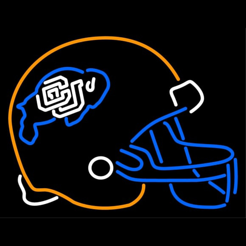 Custom Colorado Buffaloes Helmet Logo NCAA Neon Sign Neon Sign USA
