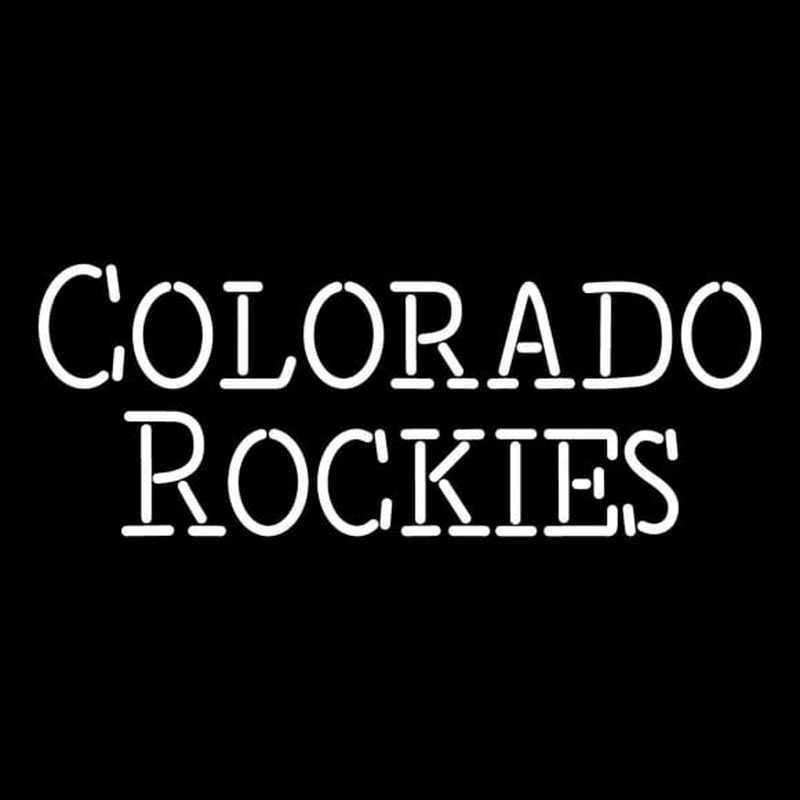 Custom Colorado Rockies Wordmark 1993 Pres Logo MLB Neon Sign Neon Sign USA
