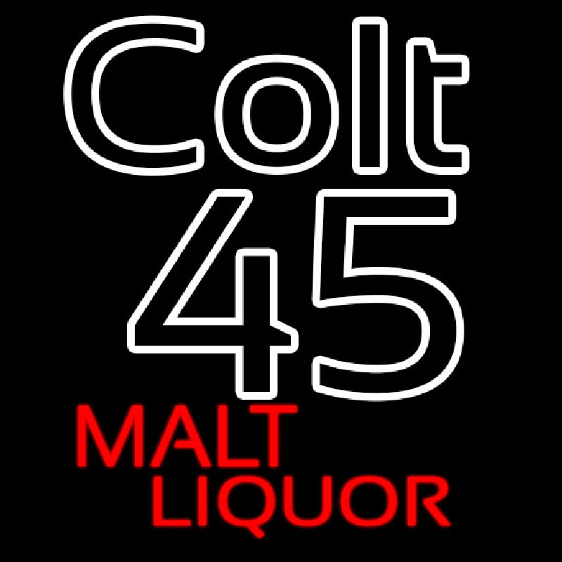 Custom Colt 45Beer Sign Neon Sign USA