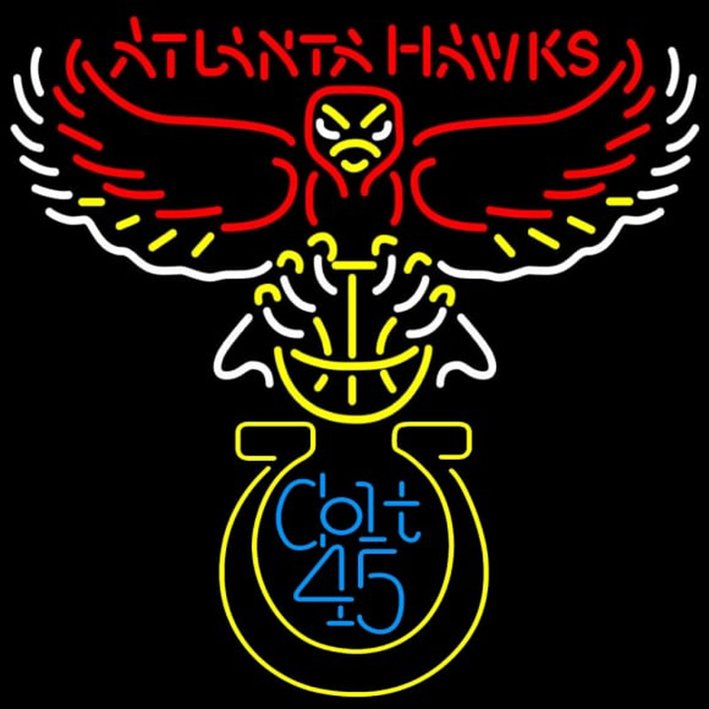 Custom Colt Atlanta Hawks NBA Neon Beer Sign Neon Sign USA