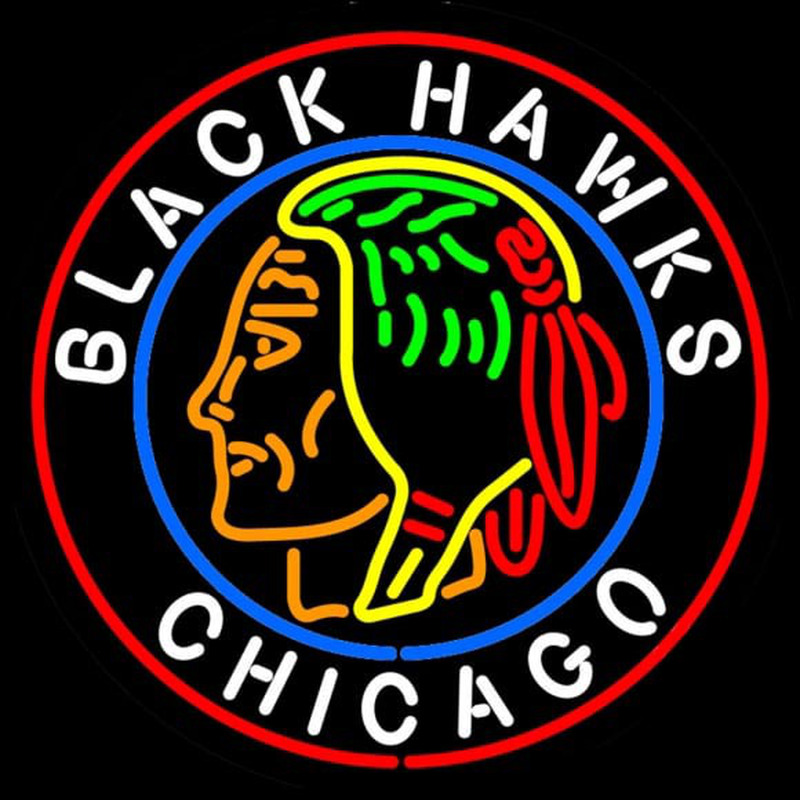 Custom Commemorative Chicago Blackhawks Neon Sign Neon Sign USA