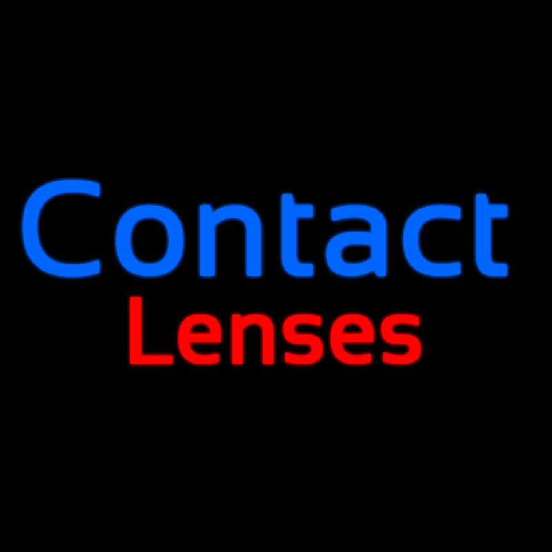 Custom Contact Lenses Neon Sign USA