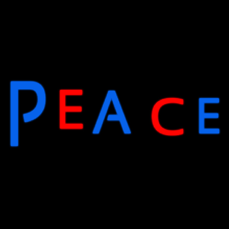 Custom Cool Peace Neon Sign USA