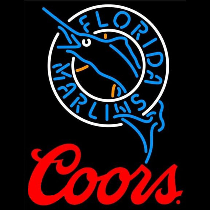 Custom Florida Marlins MLB Neon Sign Neon Sign USA Custom Neon Signs
