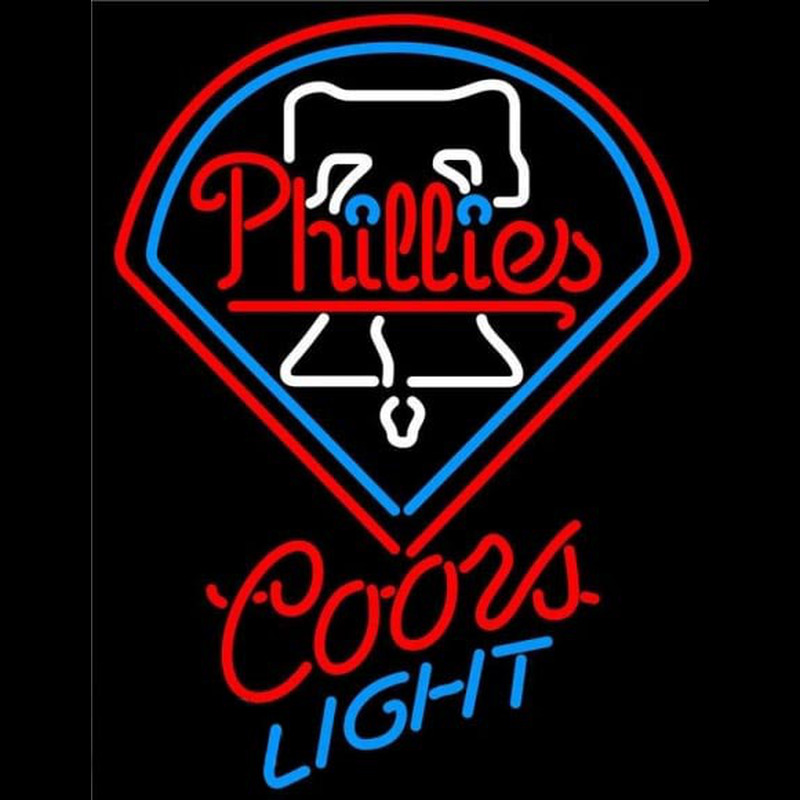 Custom Philadelphia Phillies Primary 1944 1945 Logo MLB Neon Sign Neon
