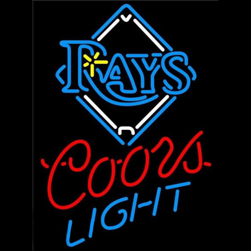 Custom Miller Lite Raunded Tampa Bay Rays MLB Beer Sign Neon Sign USA