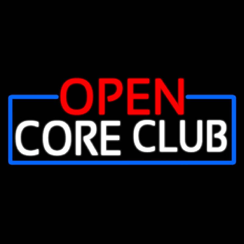 Custom Core Club Neon Sign USA