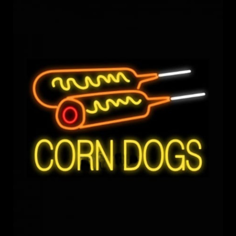 Custom Corn Dogs Neon Sign USA