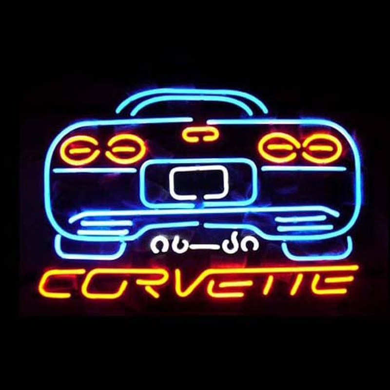 Custom Corvette Neon Sign USA