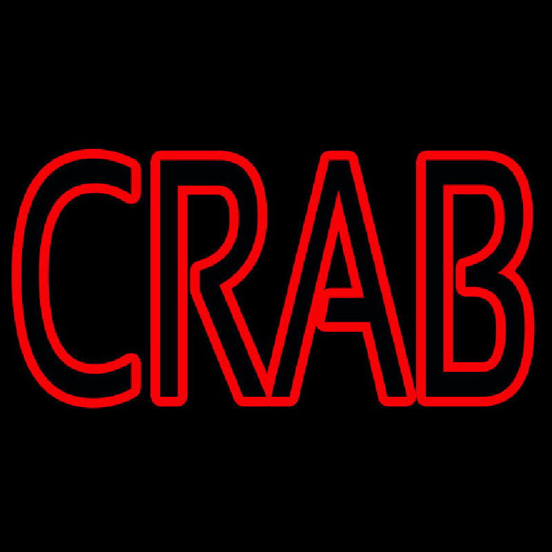 Custom Crab Block 2 Neon Sign USA