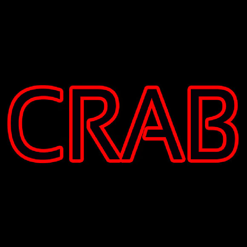 Custom Crab Block Neon Sign USA