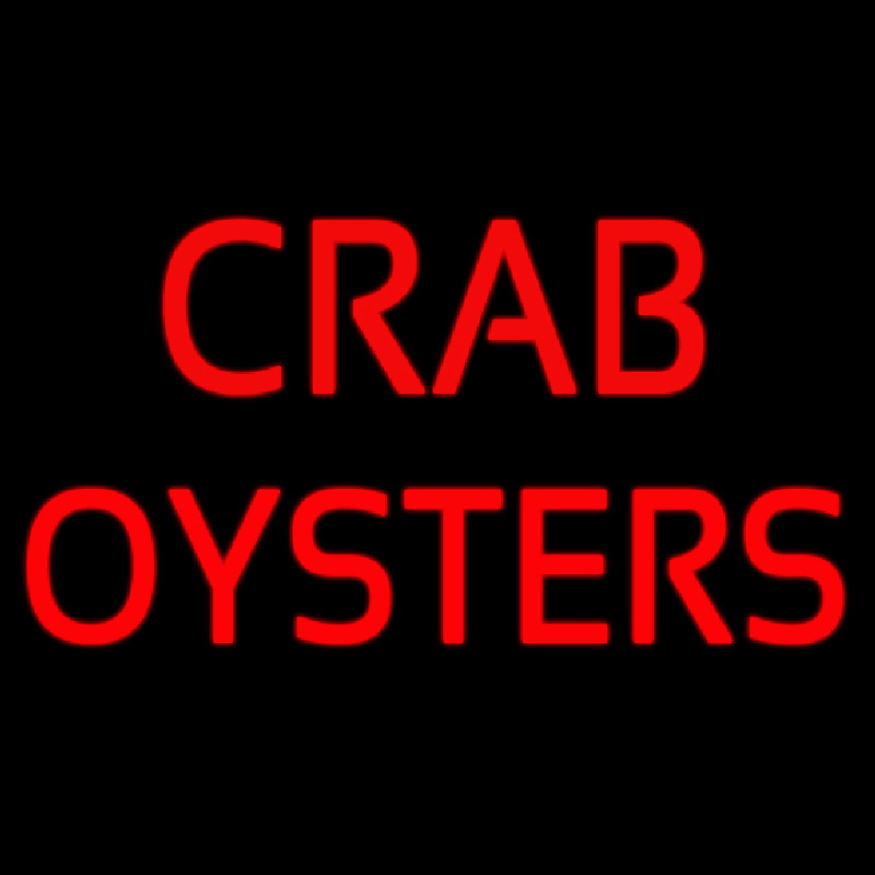 Custom Crab Oysters Neon Sign USA