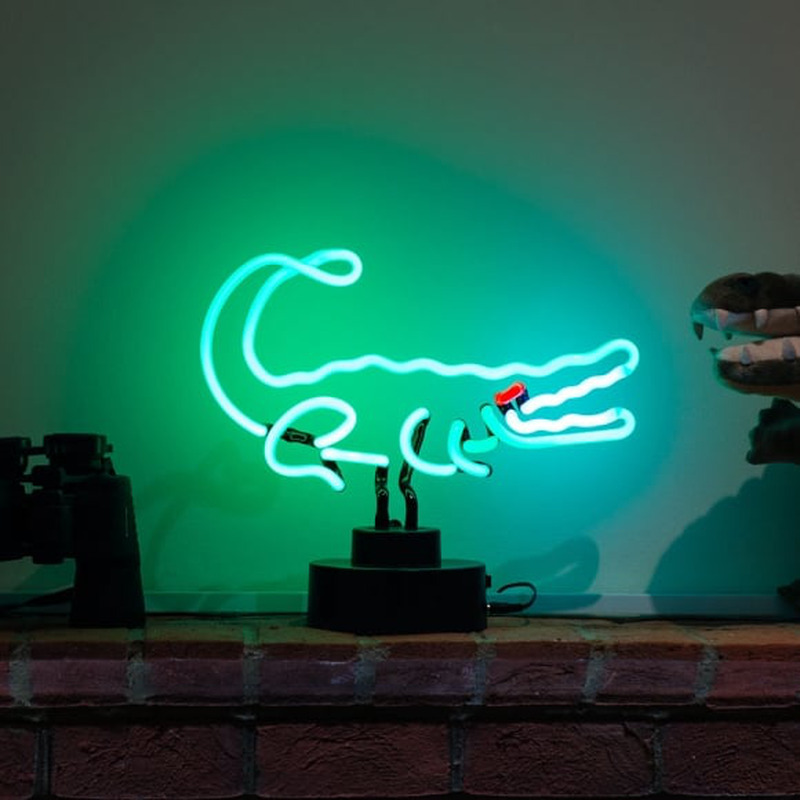 Custom Crocodile Desktop Neon Sign