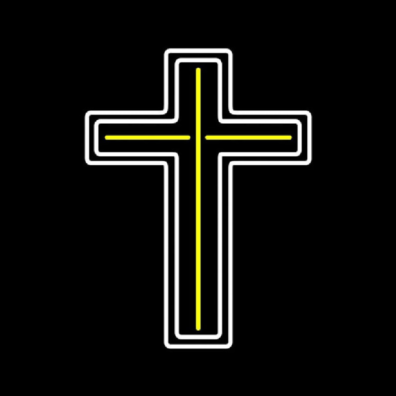 Custom Cross Neon Sign USA