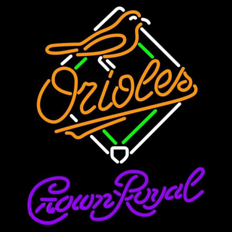 Custom Crown Royal Baltimore Orioles MLB Beer Sign Neon Sign USA