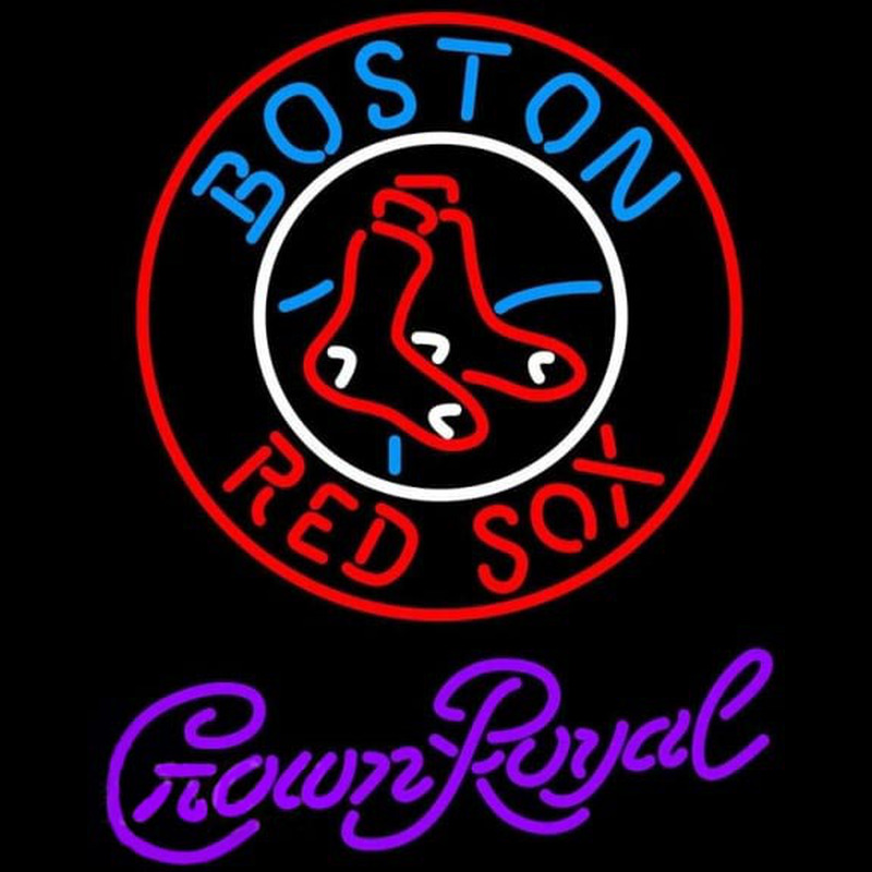 Custom Crown Royal Boston Red Sox MLB Beer Sign Neon Sign USA