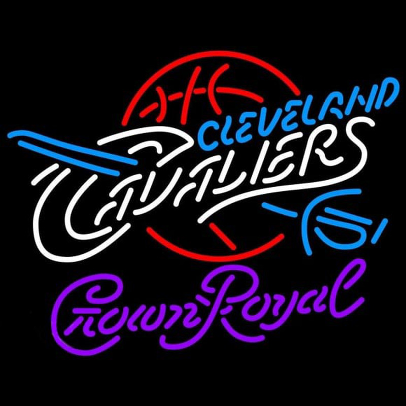 Custom Crown Royal Cleveland Cavaliers NBA Beer Sign Neon Sign USA