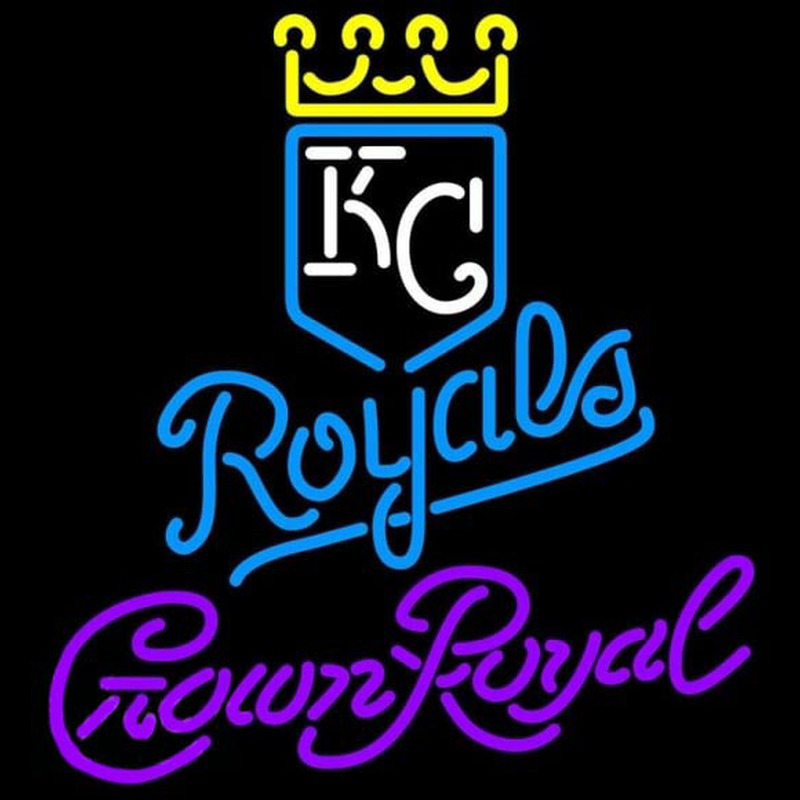 Custom Crown Royal Kansas City Royals MLB Beer Sign Neon Sign USA