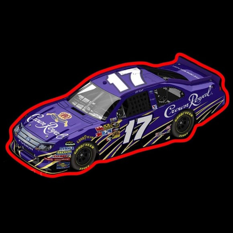 Custom Crown Royal NASCAR Neon Sign USA