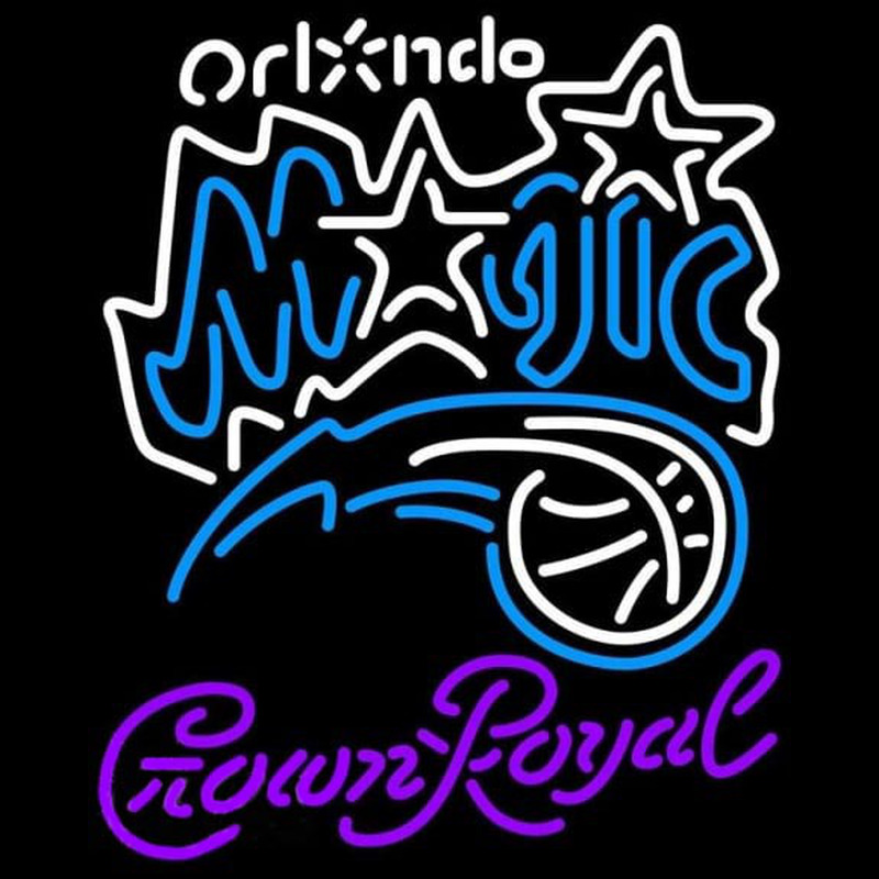 Custom Crown Royal Orlando Magic NBA Beer Sign Neon Sign USA