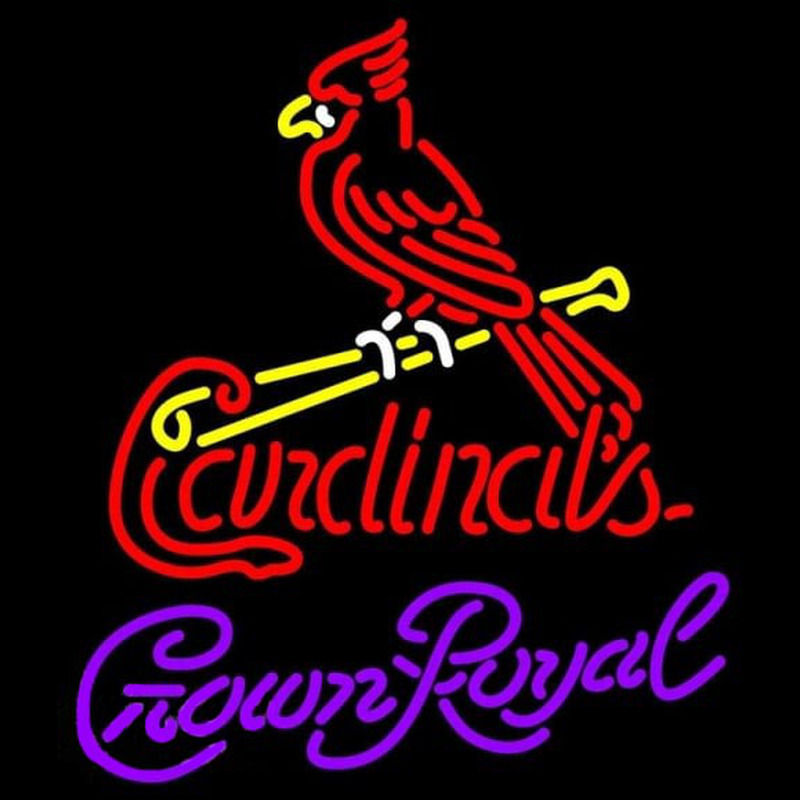 Custom Crown Royal St Louis Cardinals MLB Beer Sign Neon Sign USA