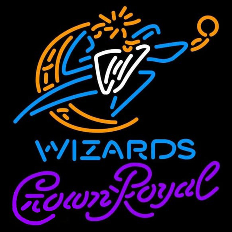 Custom Crown Royal Washington Wizards NBA Beer Sign Neon Sign USA