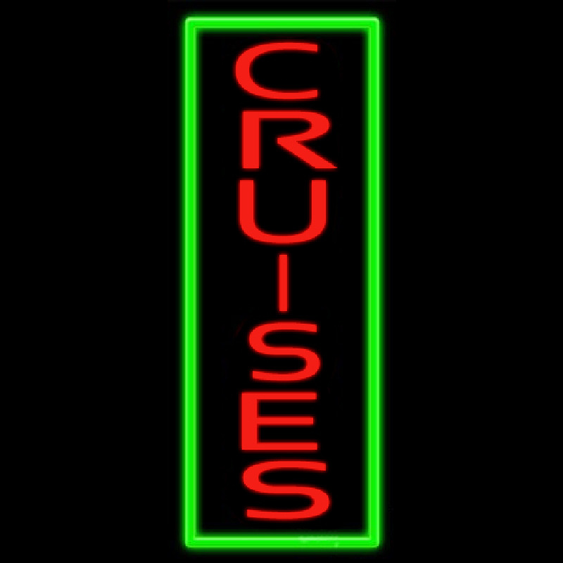 Custom Cruises Neon Sign USA