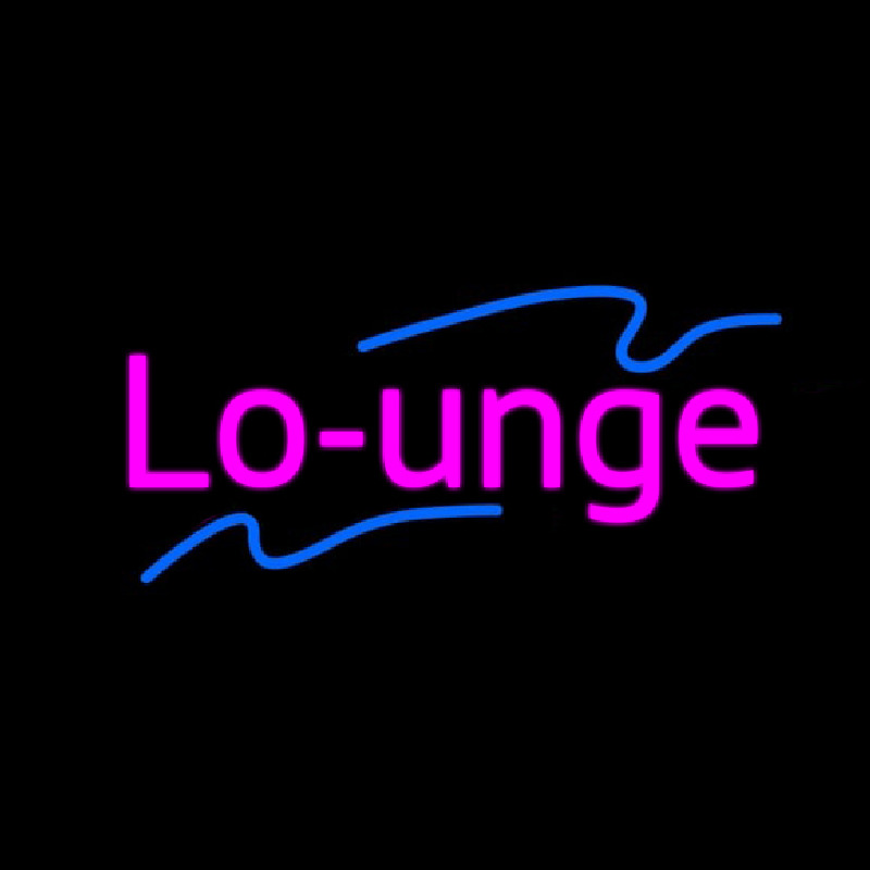 Custom Cursive Lounge Neon Sign USA