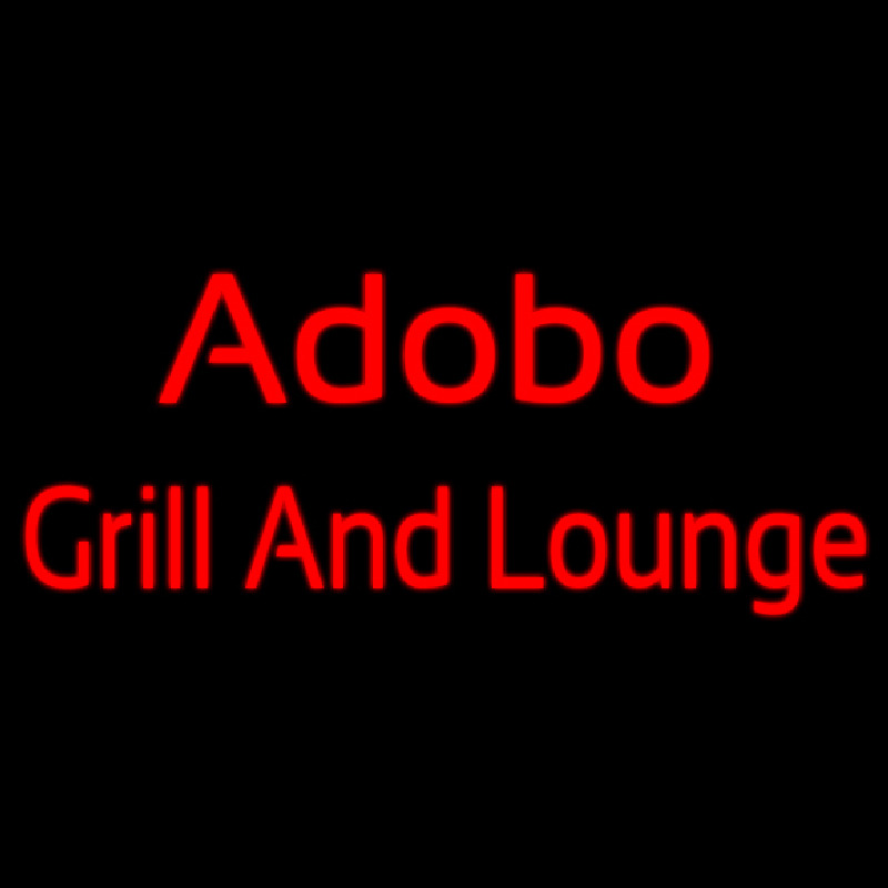 Custom Custom Adobo Grill And Lounge3 Neon Sign USA