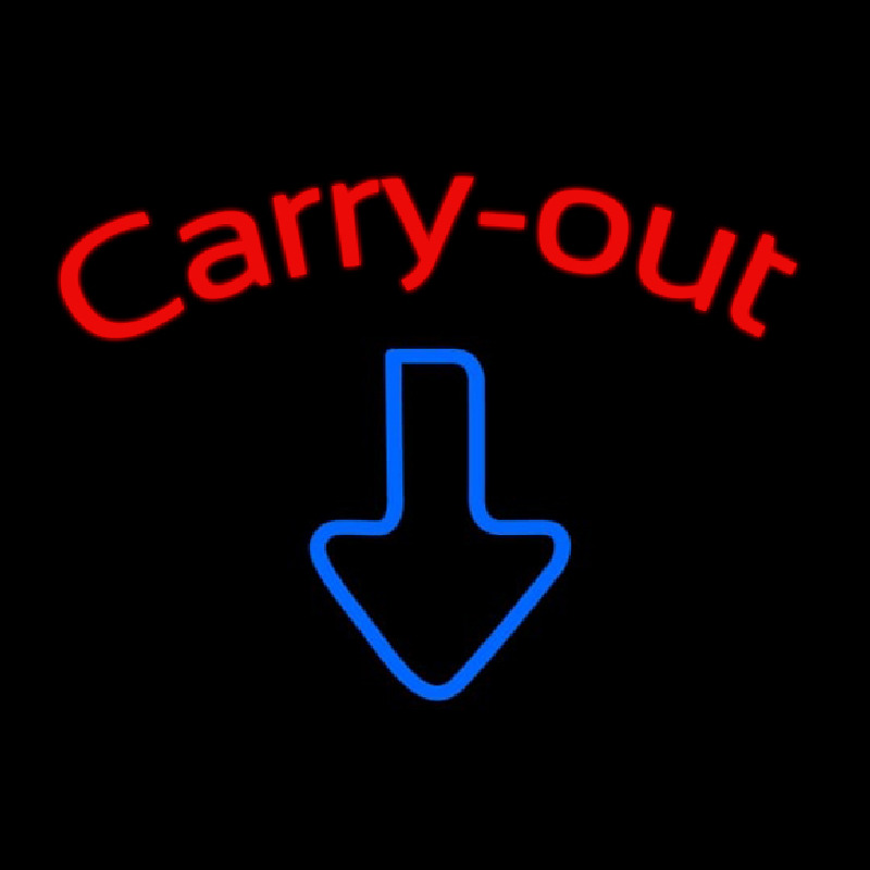 Custom Custom Carry Out 1 Neon Sign USA
