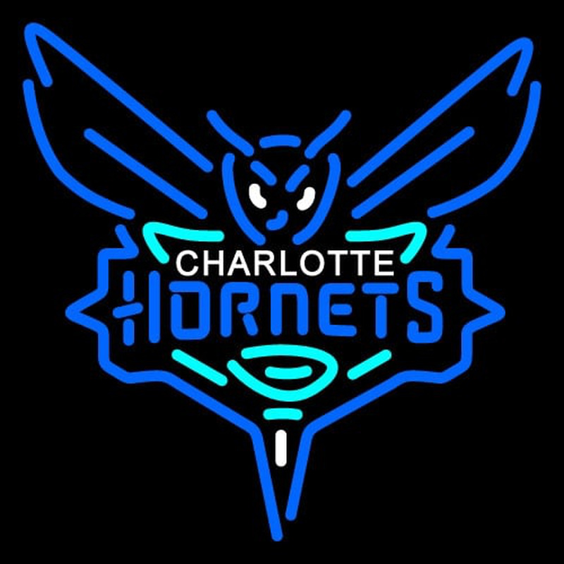 Custom Custom Charlotte Hornets Primary Pres Logo Nba Neon Sign Neon Sign USA