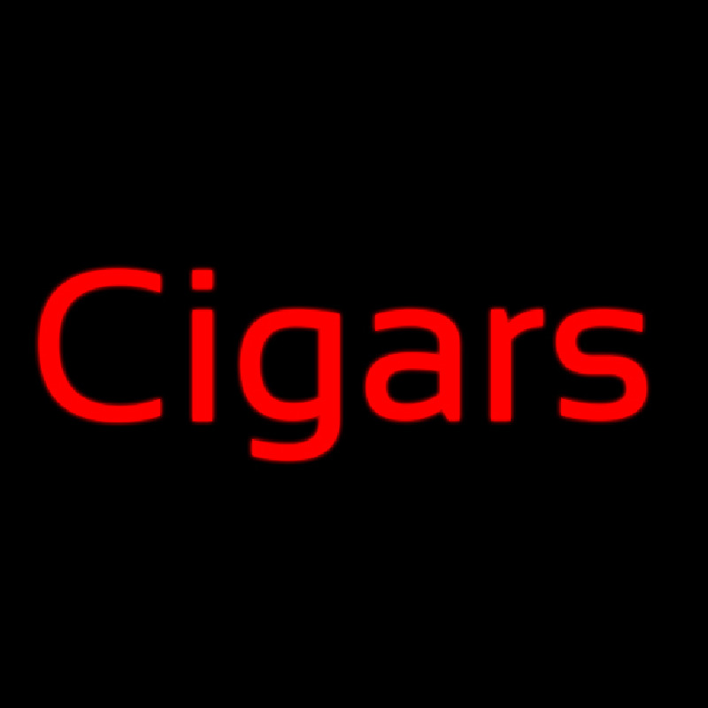 Custom Custom Cigars 2 Neon Sign USA