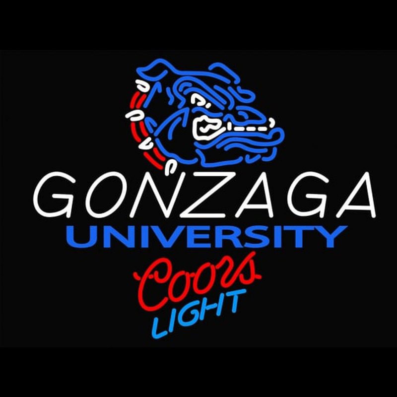 Custom Custom Colors Light Logo Gonzaga University Neon Sign Neon Sign USA