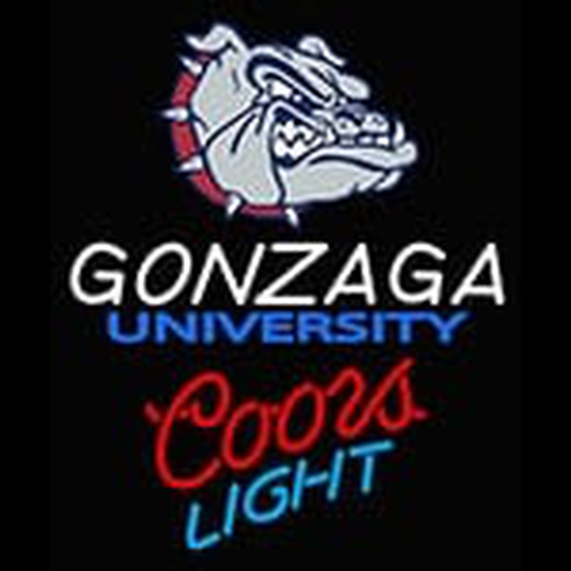 Custom Custom Colors Light Logo Gonzaga University Neon Sign Neon Sign USA