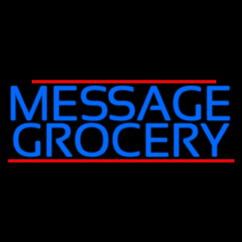 Custom Custom Grocery Neon Sign USA