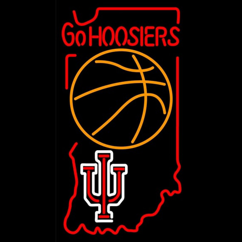 Custom Custom Indiana Hoosiers Basket Ball Neon Sign Neon Sign USA