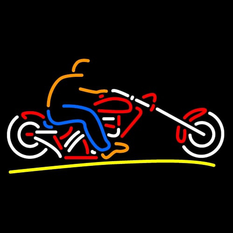 Custom Custom Motorcycle Neon Sign USA
