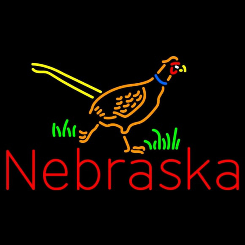 Custom Custom Nebraska Pheasant Steve Neon Sign USA