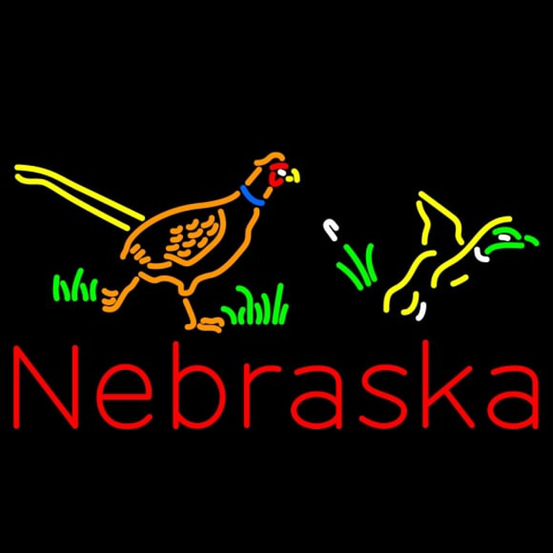 Custom Custom Nebraska Pheasant Steve Neon Sign USA