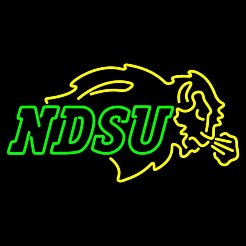 Custom Custom North Dakota State Bison Primary Pres NCAA Neon Sign Neon Sign USA