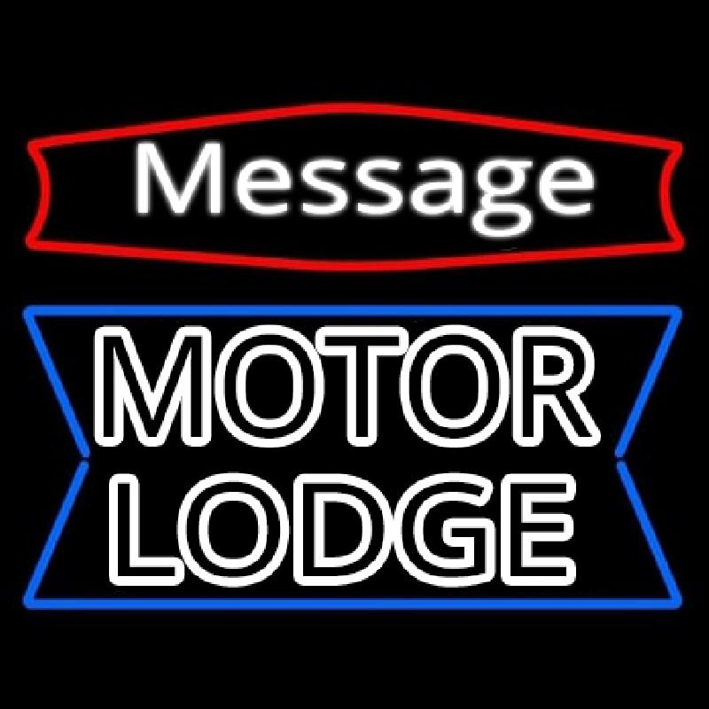 Custom Custom Personalized Motor Lodge Neon Sign USA