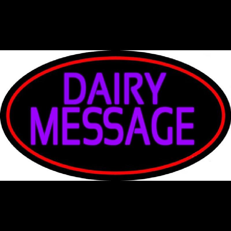 Custom Custom Purple Dairy Neon Sign USA
