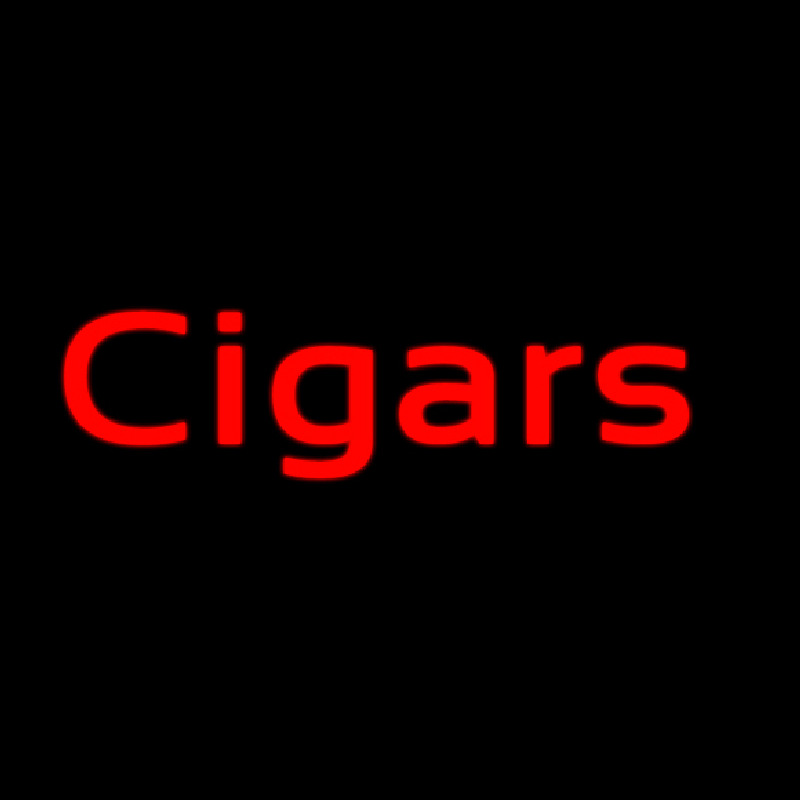 Custom Custom Red Cigars 1 Neon Sign USA