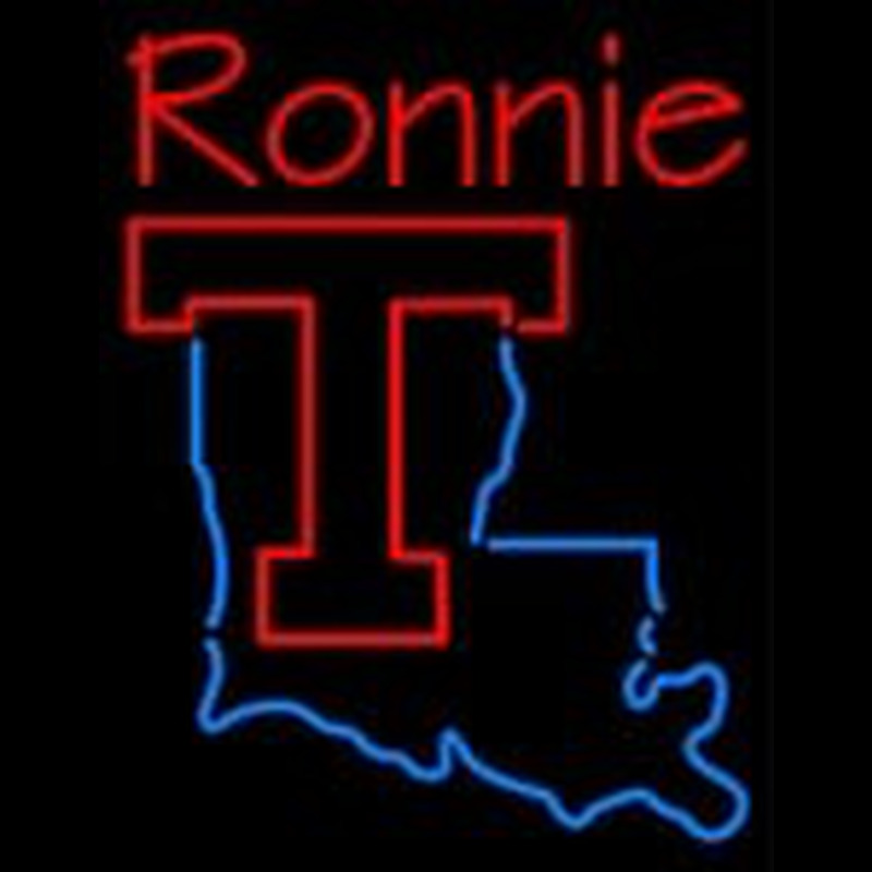 Custom Custom Ronnie Louisiana Tech University Neon Sign 2 Neon Sign USA