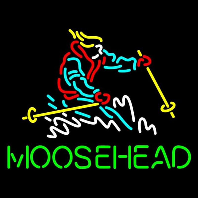 Custom Custom Steamboat Moosehead Beer Neon Sign USA