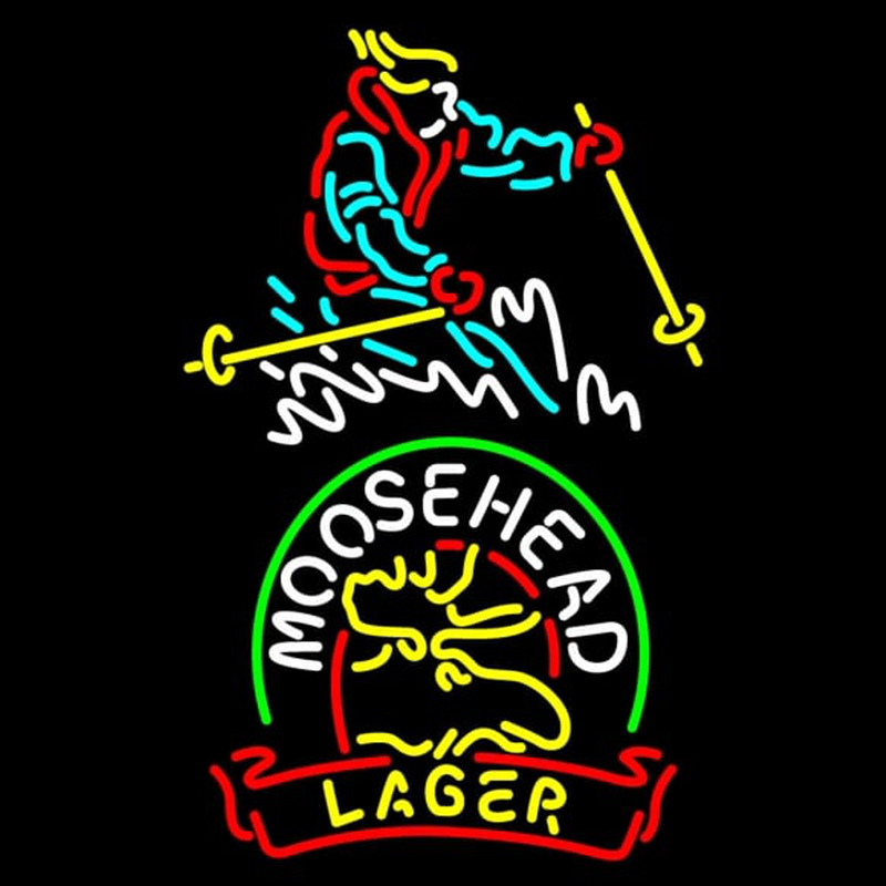 Custom Custom Steamboat Moosehead Beer Neon Sign USA